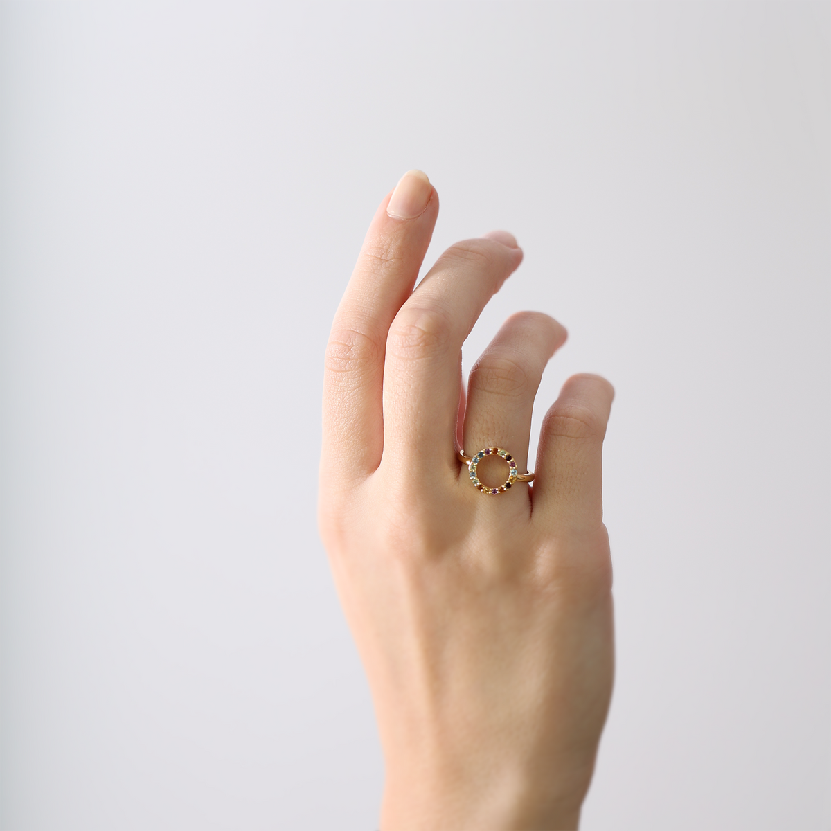 Christina World Goals ring i forgyldt sølv – model 800-7.1.B – billede 3
