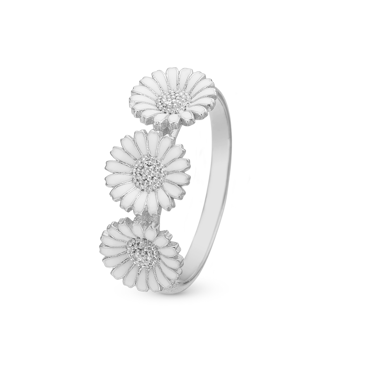 Christina Triple Marguerit ring i sølv – model 800-7.2.A