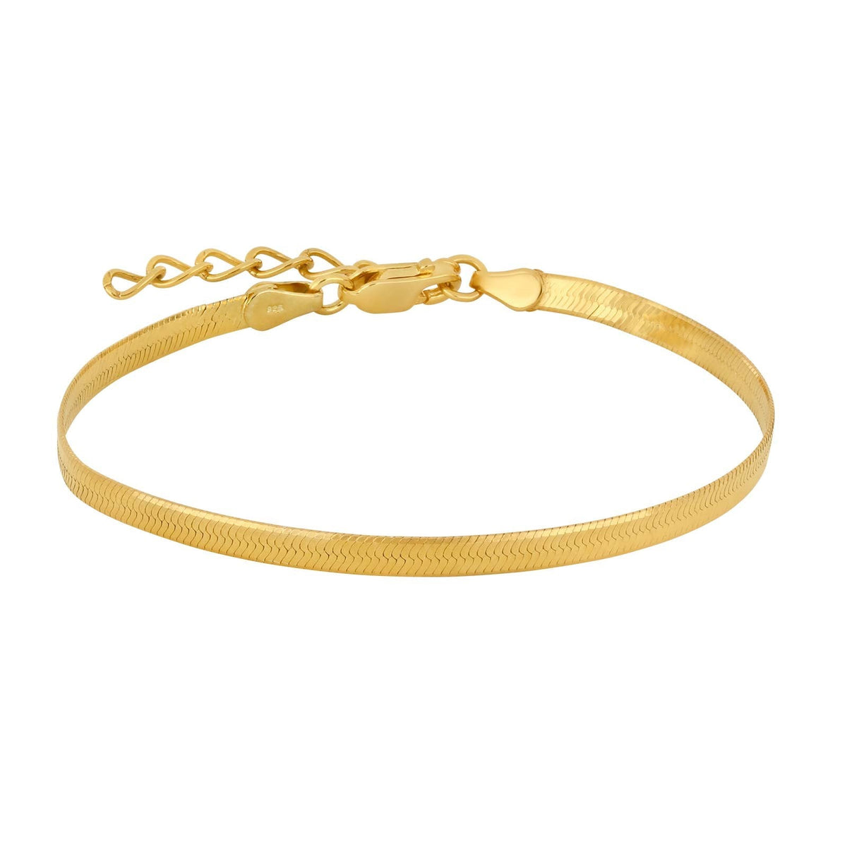 Joanli Nor Sølv armbånd FLAT52 – forgyldt
