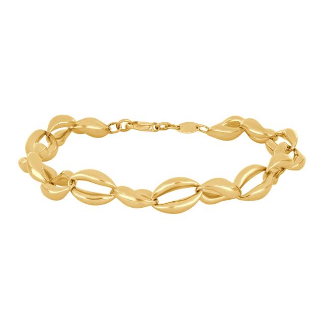 Siersbøl - 8 karat guld Armbånd med åbne led  - Model: 80821140300