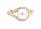 14kt Ring med diamant 0,18 ct tw/si - Model: 40-22649
