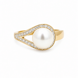 14kt Ring med diamant 0,18 ct tw/si - Model: 40-22649