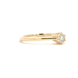 14kt. Diamant ring med 0,08ct w/si - Model: 40-22642