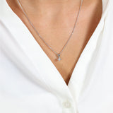 Mary vedhæng 8 kt hvidguld med 0,10 ct labgrown diamant W/VS - Model: 88847710