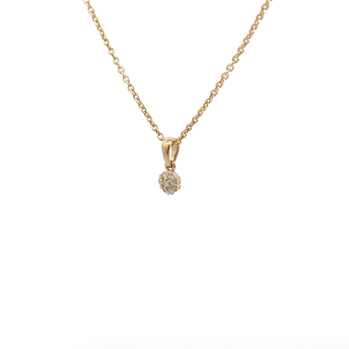 14 kt. diamant vedhæng m. 0,06ct w/si - Model: 20-22145