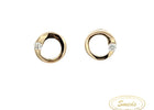 14 kt. diamant ørestik m. 0,09ct w/si - Modelnr.: 10-22141