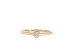 14 kt. Guld diamant ring med ialt.: 0,06ct w/si - 40-22617
