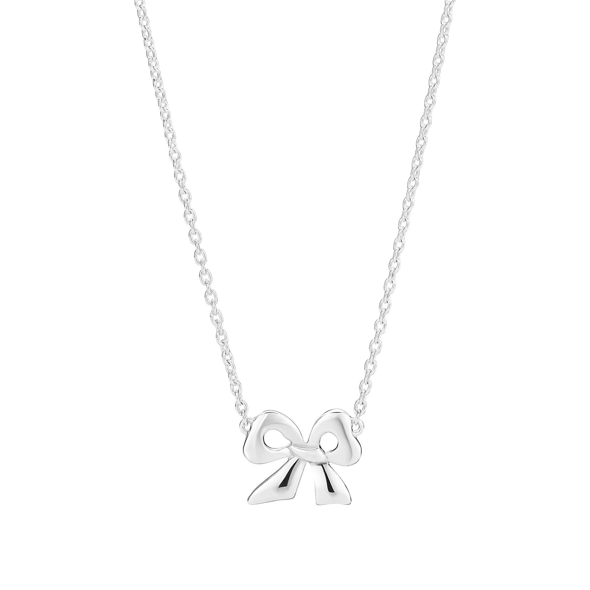 Lund Copenhagen Collier sløjfe 11x14mm 45-48 cm i sølv – model 9021395