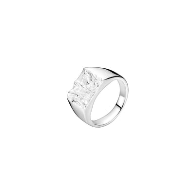 Lund of Copenhagen - Ring mat rustik 13x11mm 925 - Model: 9071105