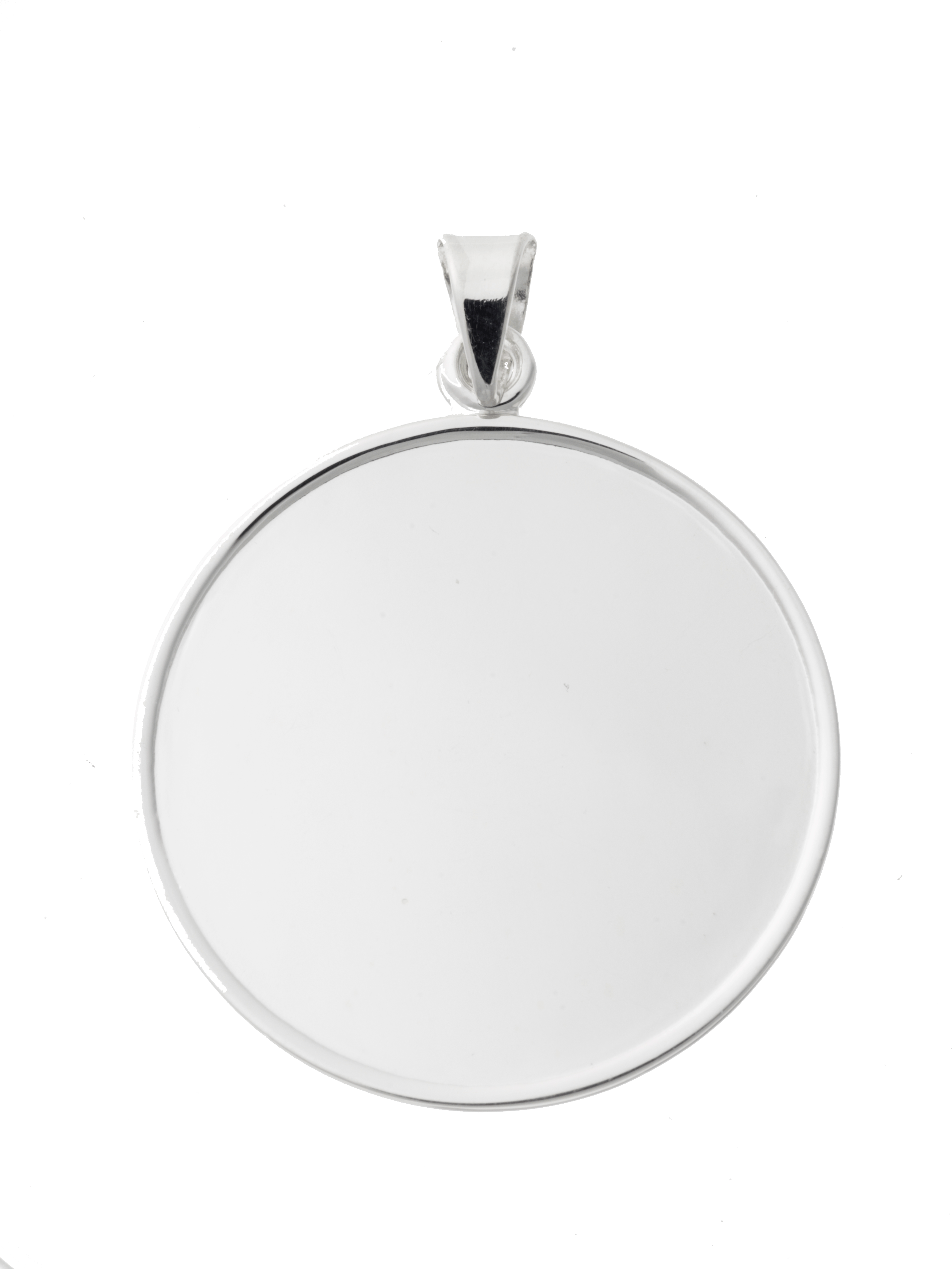 Lund Copenhagen Vedhæng rund plade 22 mm i diameter i sølv – model 908553