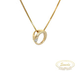 14 kt. diamant vedhæng m. 0,11ct w/si - Model: 20-22131