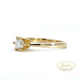 Amore - 14 kt. Guld diamant ring med 0,50ct tw/si - Model: 40-22572