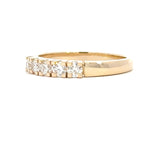14 kt. guld alliancering med diamant, 5 x 0,10ct tw/si - Model: 40-22634