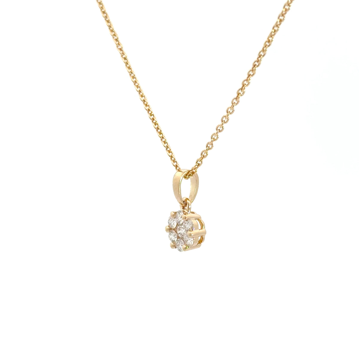 14 kt. diamant vedhæng m. 0,35ct tw/si - Model: 20-22160