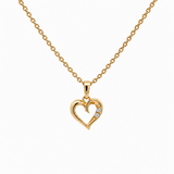 14KT. VEDHÆNG MED DIAMANT 0.01 w/si- Model: 45-00031-1850F
