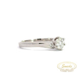 Diamant ring i 14 kt. guld med i alt: 0,18ct diamant - Model: 40-22580