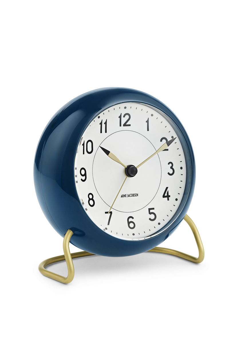 Arne Jacobsen - STATION alarm bordur i petrolium blå - Model: 43678