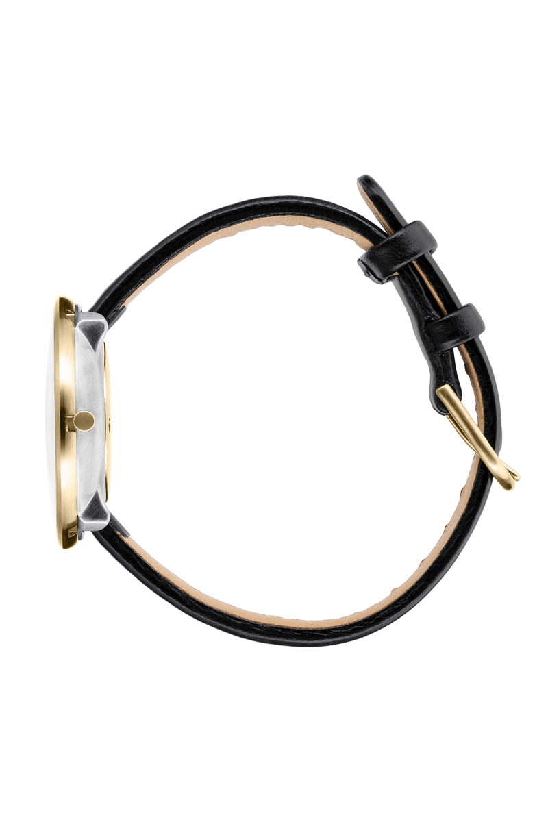 Arne Jacobsen - BANKERS 34 mm doublé ur med læderrem - Model: 53107-1601G