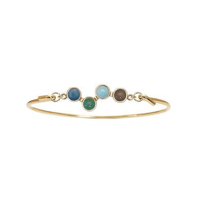 Heiring Multi armring med Horizon blå mix top