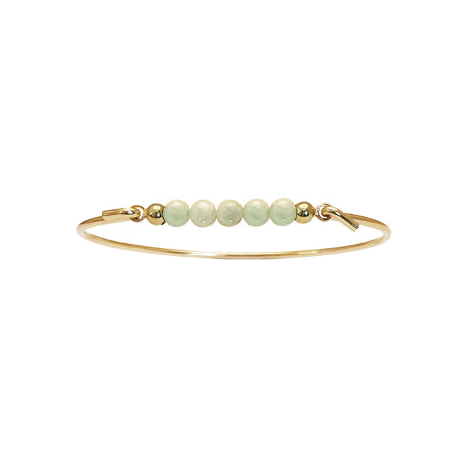 Heiring Multi armring med Burma jade top