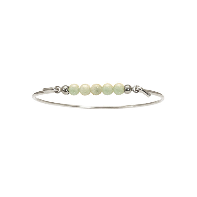 Heiring Multi armring med Burma jade top
