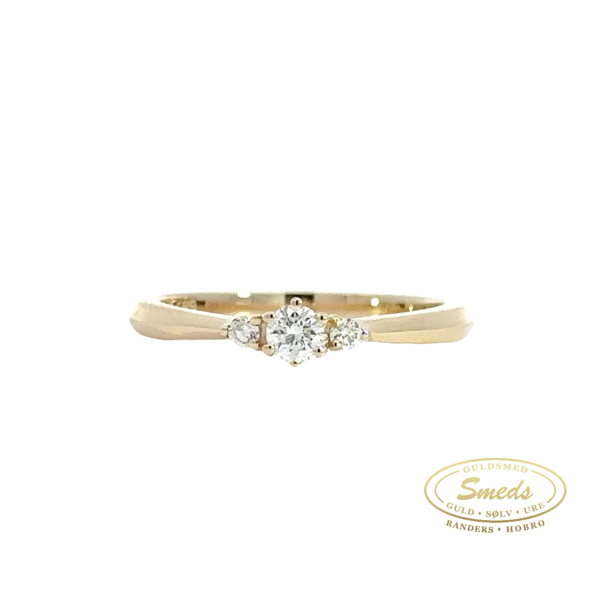 Amore - 14 kt. Guld diamant ring med 0,19ct TW/SI - Model: 40-22548