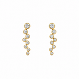 14 kt. Guld ørestik med diamant 0,30 - Model: 10-22178