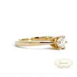 Amore - 14 kt. Guld diamant ring med 0,50ct tw/si - Model: 40-22572
