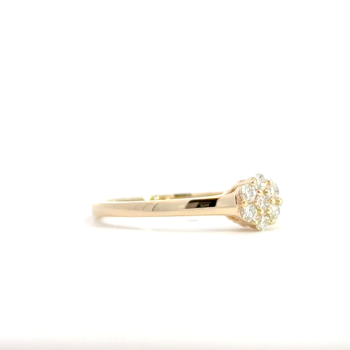14KT. Diamant ring 0,17ct TW/SI - Model: 40-22621