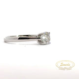 Amore - 14 kt. Diamant Hvidguld ring med 0,25ct w/si - Model: 40-22599