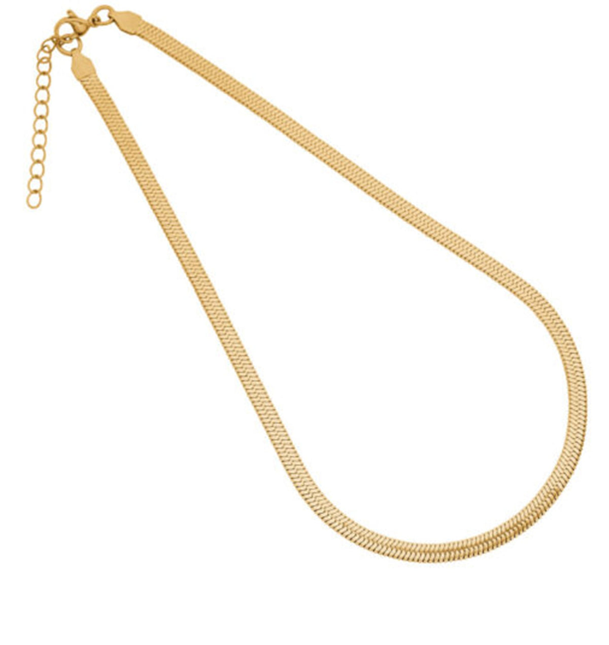 Savanna - Bred slangehalskæde i stål - Model: 2055 31g
