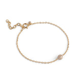 Enamel - BALLOON armbånd, forgyldt sølv med glimmer - Model: B140G-Sparkle