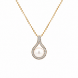 14 kt. Guld vedhæng -  med 0,22ct tw/si brillant - Model: 20-22168