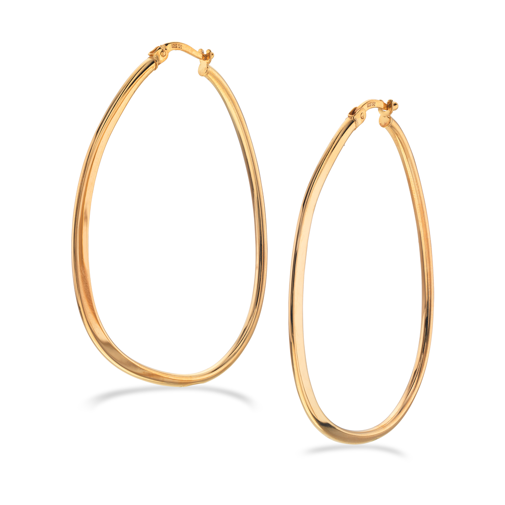 Scrouples - Forgyldt creol 38*52 mm - Model: 158742