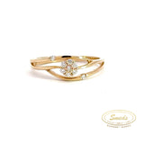 Amore - 14 kt. Diamant guld ring med 0,12ct w/si - Model: 40-22581
