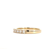 14 kt. Guld alliance ring med 5 x 0,05ct  tw/si - Model: 40-22620