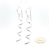 Sølv ørehænger med spiral - Model: 011-33942/C
