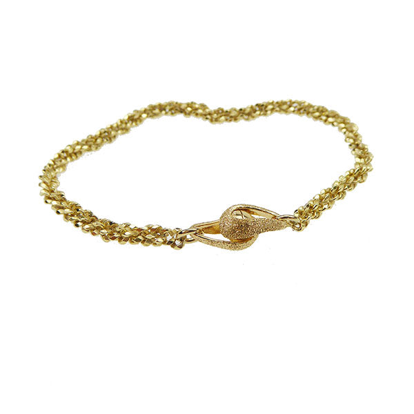 SAN Links Of Joy - Armbånd forgyldt med magnetlås - Model: 3877-19