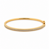 14 kt. guld brillant armring med 0,90ct tw/si