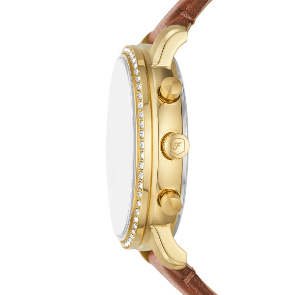 Fossil - Dame ur med læderrem - Modelnr.: ES5278