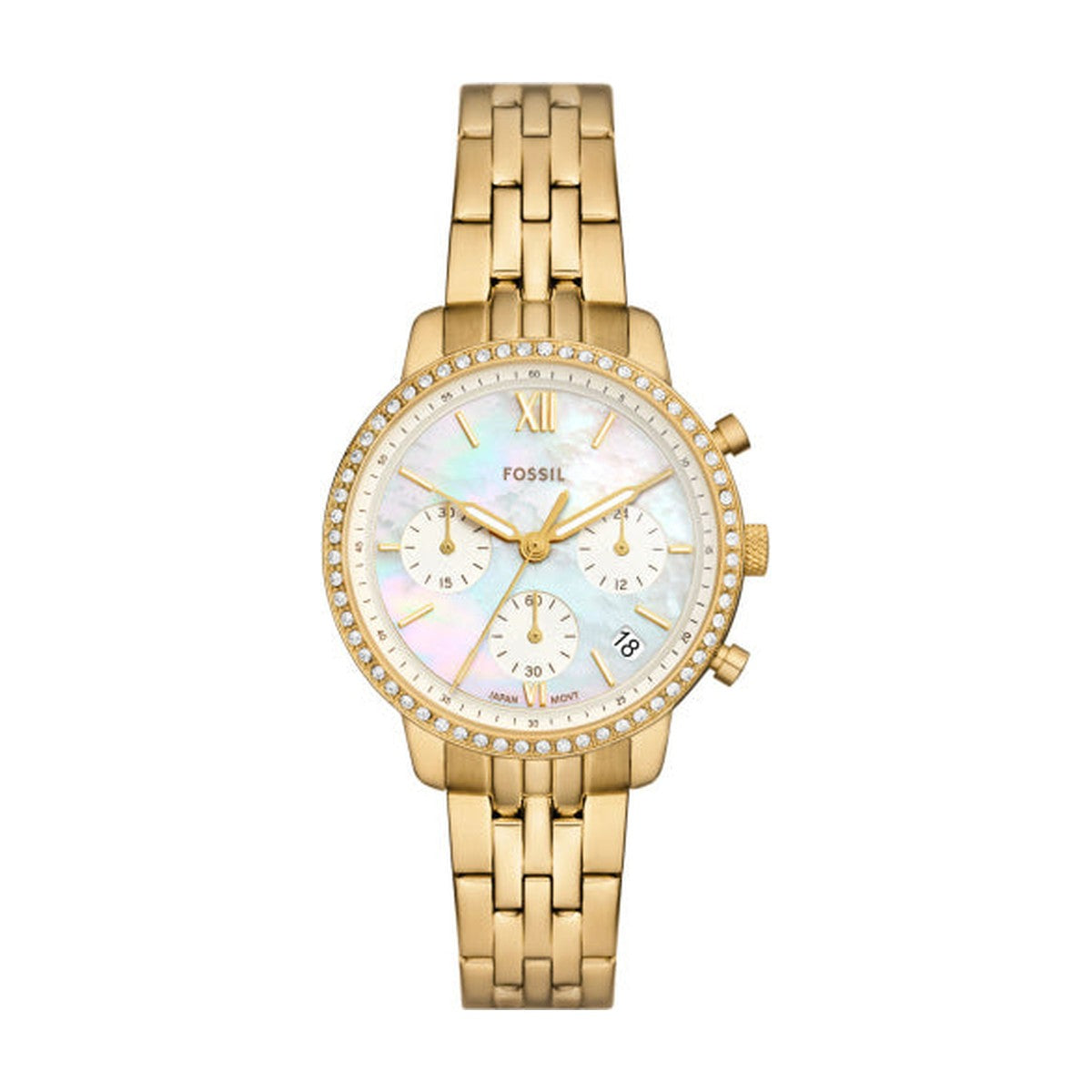 Fossil- Forgyldt dameur - Modelnr.: ES5358