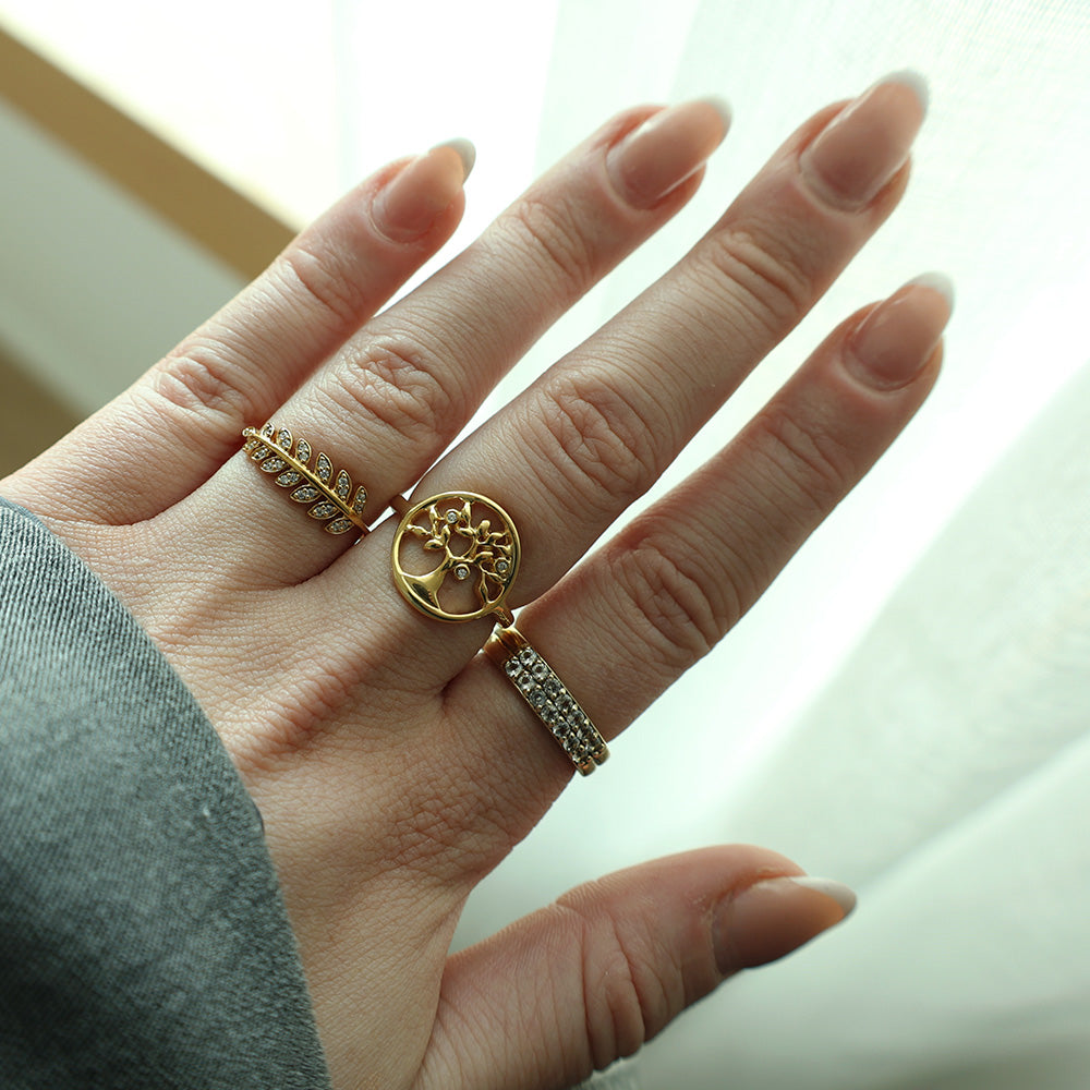 Christina Eternity Sparkle ring i forgyldt sølv – model 800-4.2.B – billede 2
