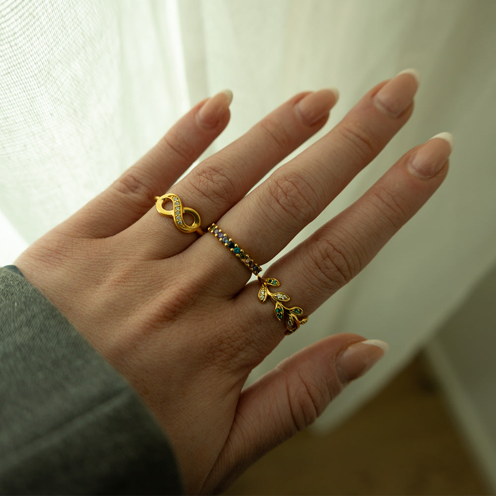 Christina Eternity ring i forgyldt sølv – model 800-2.20.B – billede 7