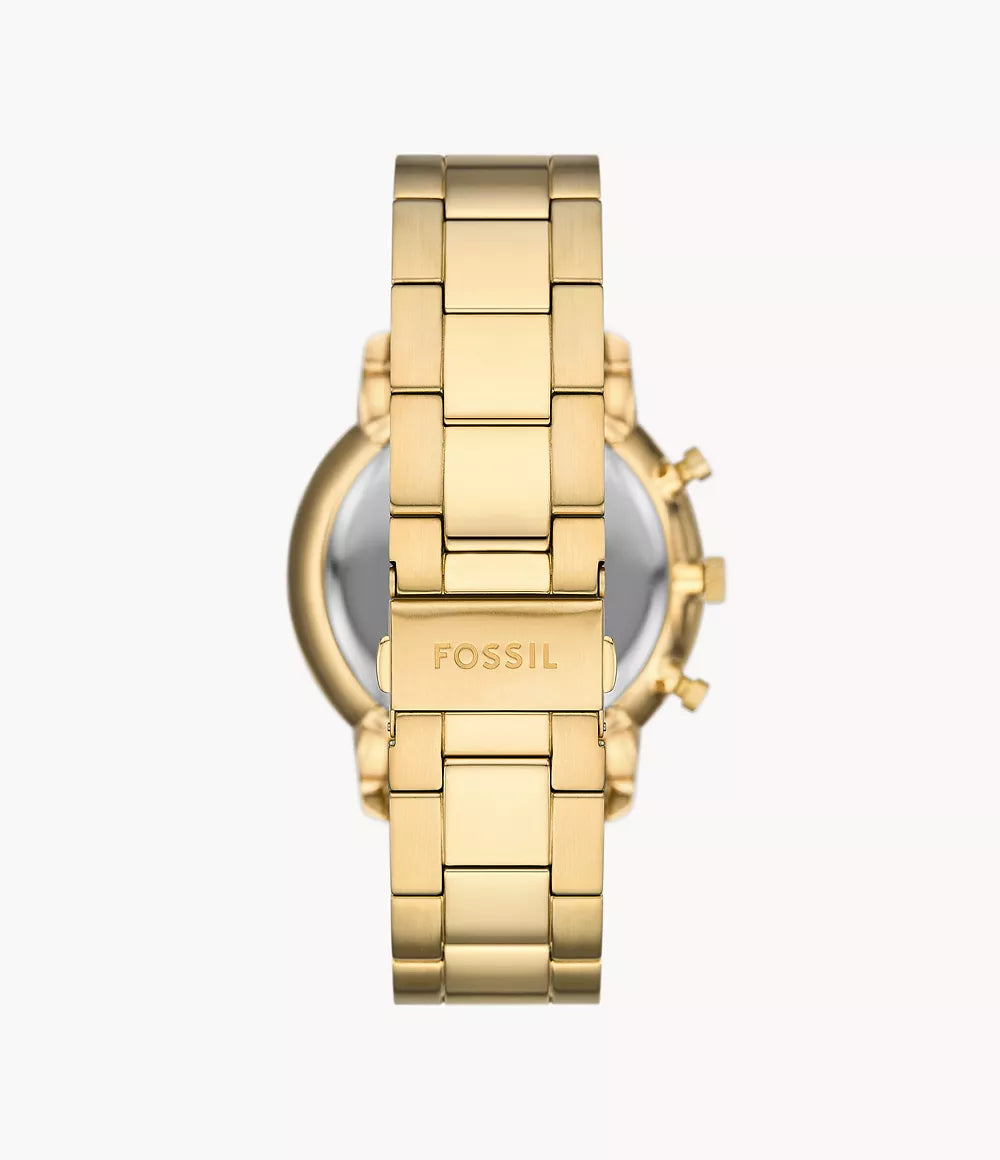 Fossil - Neutra Chrono. forgyldt rustfrit stål ur - Modelnr.: FS6093