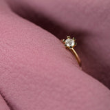 Vida ring rødguld 0,25 H-W/P1 14 kt - Model: 7815,25