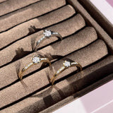 Vida Darling ring rødguld 0,20 + 0,04 H-W/P1 8 kt - Model: 7823,24