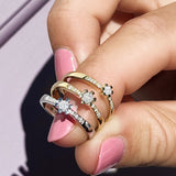 Vida Darling ring rødguld 0,20 + 0,04 H-W/P1 14 kt - Model: 7825,24