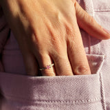 Vida Darling ring rødguld 0,10 pink safir 0,04H-W/P1 8 kt - Model: 7823,10PS