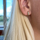 Kleopatra clip-creoler rødguld 0,20 H-W/SI 14 kt - Model: 1145,20