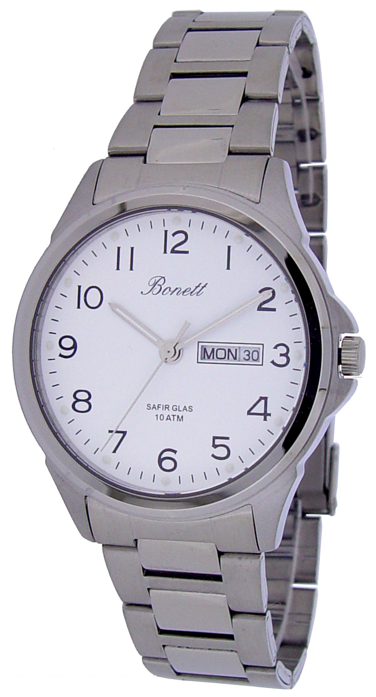 Bonett - Herreur i stål m. dato - Model: 1364HT